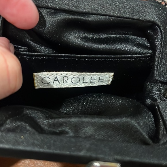 Carolee Mini Hand Held Handbag with Bead Pearl Accents - Picture 6 of 7